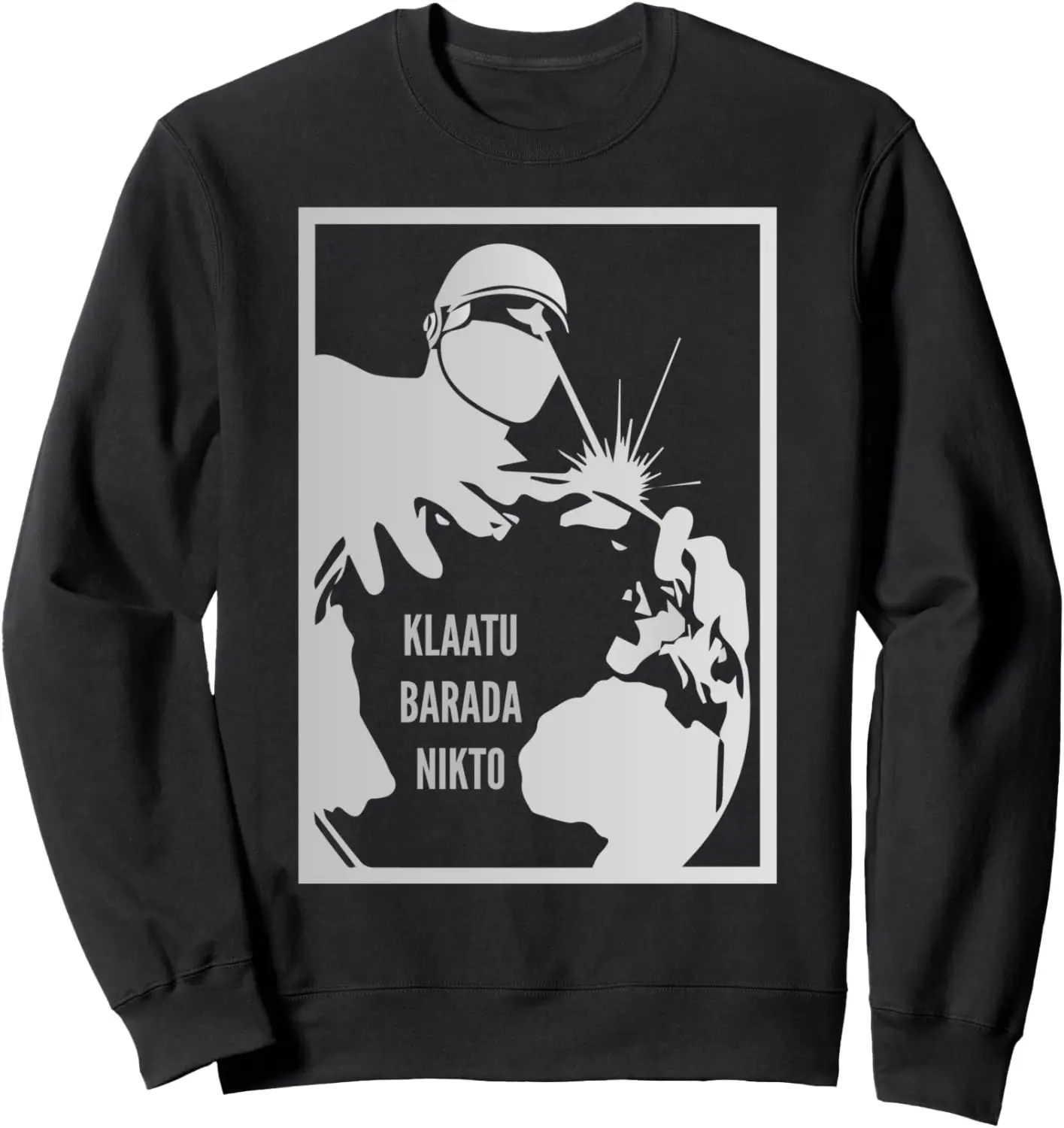 Толстовка для фотосъемки с изображением барады Nikto Gort Robot SiFi