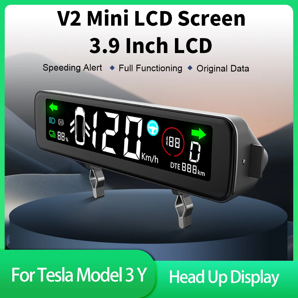 

Head Up Display For Tesla Model Y Model 3 Dedicated Head-up Display Speedometer For TESLA Car Model3 ModelY Accessiores