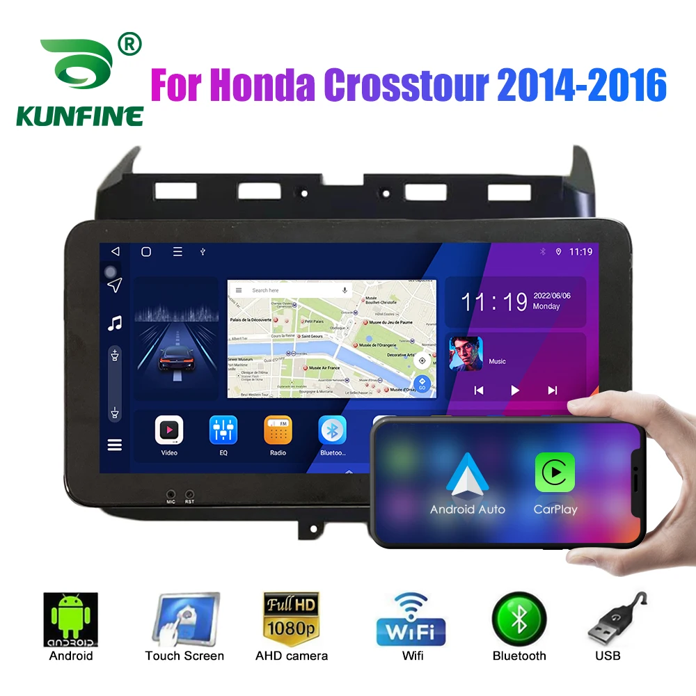 

10.33 Inch Car Radio For Honda Crosstour 2014-16 2Din Android Octa Core Car Stereo DVD GPS Navigation Player QLED Screen Carplay