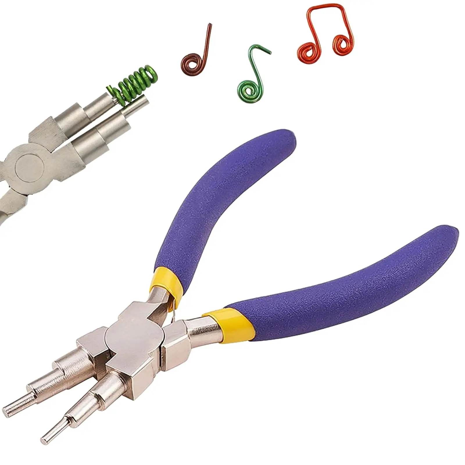 Ювелирный инструмент 6 в 1 плоскогубцы для сгибания проволоки круглого носа из