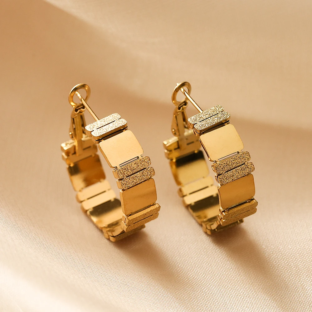 Горячая Распродажа стильные серьги из нержавеющей стали 316L для женщин изящные в