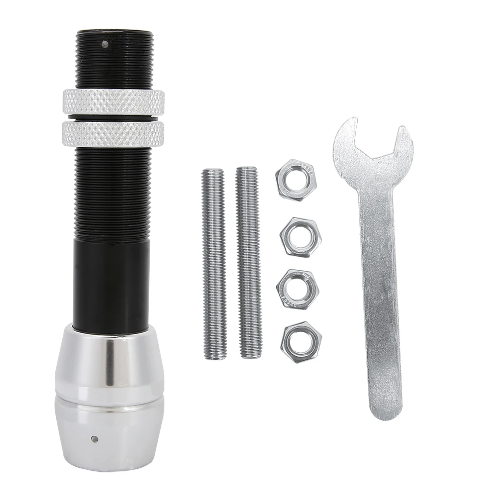 

Heavy Duty Metal Fishing Rod Reel Seat Set Fisher Replacement DIY Accessory Black White