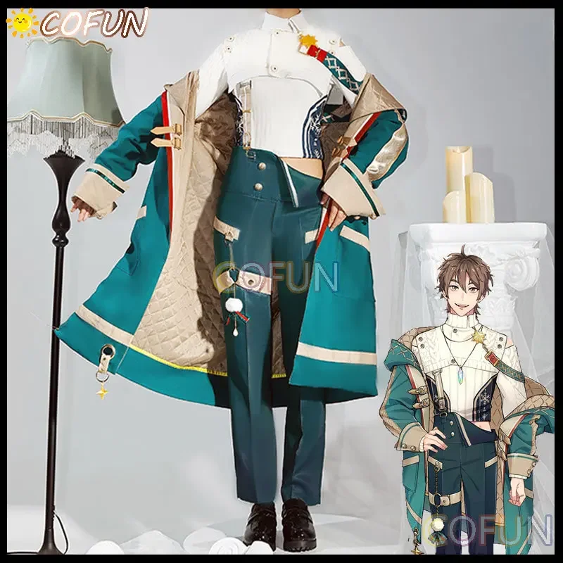COFUN Game NU:Carnival Eiden Косплей Костюм Униформа Хэллоуин Вечеринка Наряд Женщины
