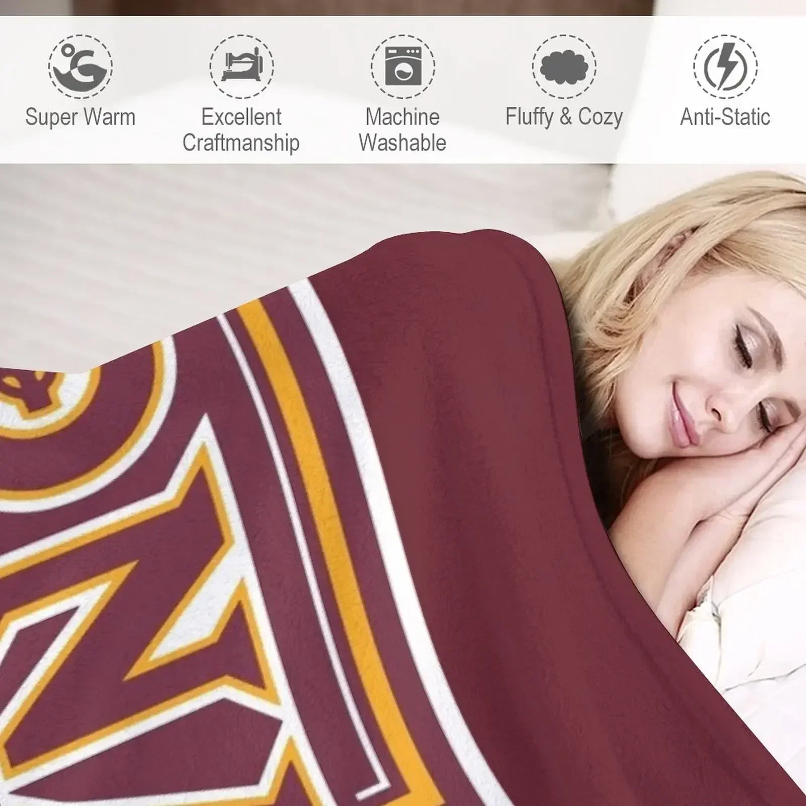 Logo IG - Iona Gaels Плед Теплые зимние Самые мягкие одеяла