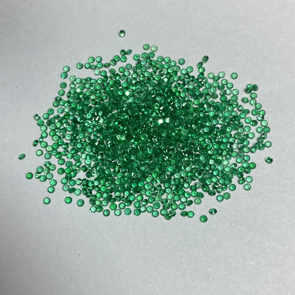 0 8-1 5 мм качественный оригинальный пакистанский 100% натуральный зеленый изумруд