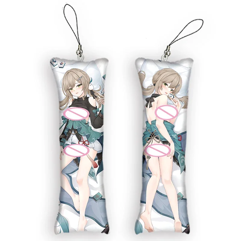Мода Honkai Star Rail Qingque тематический персонаж мини брелок Dakimakura аниме Kawaii