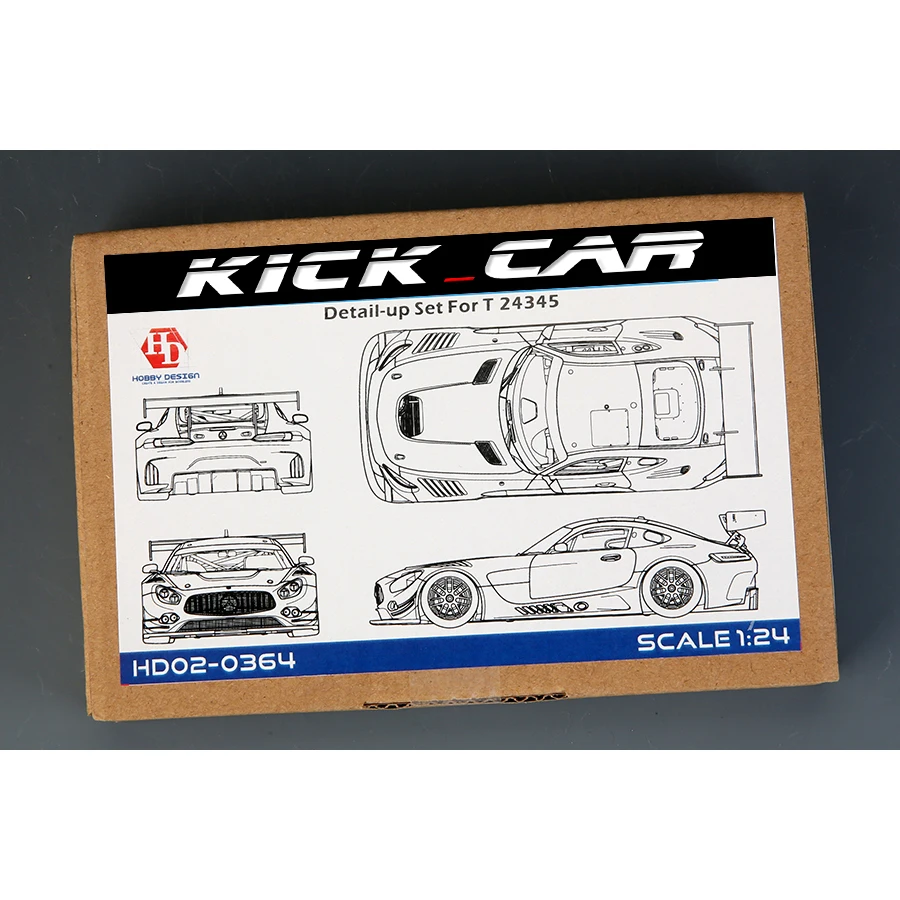 

Модификация из смолы 1/24 для моделей автомобилей, хобби-дизайн, стандартный комплект AMG GT3 для T 24345 PE + смола + металл для модельных автомобилей