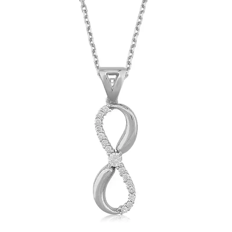 

Женское колье Tevuli 925 пробы Silver Infinity