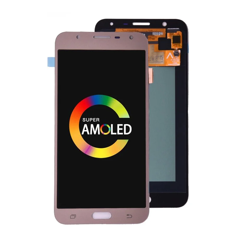 

ЖК-дисплей Super Amoled для Samsung Galaxy J701, J701F, J701M, сенсорный экран с дигитайзером в сборе для j701, J7 neo, J7 core