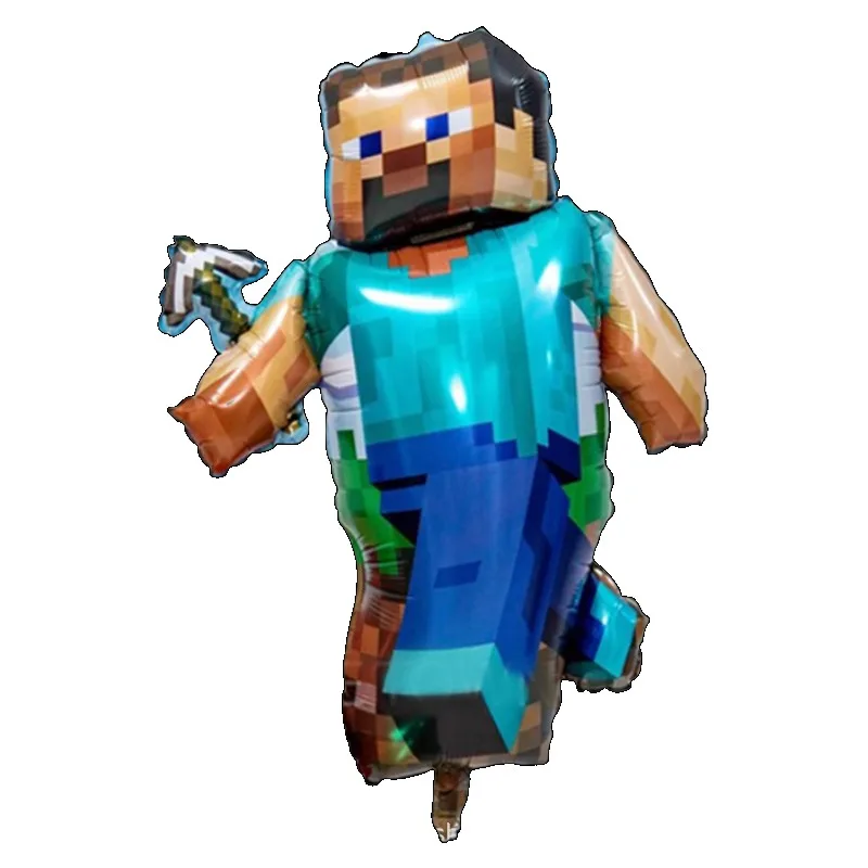 5 шт. Minecraft алюминиевый шар аниме персонаж день рождения тема детский фестиваль