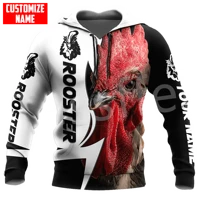 tessffel mexican rooster cook chicken animal tattoo tracksuit streetwear 3dprint menwomen harajuku casual funny zip hoodies t1