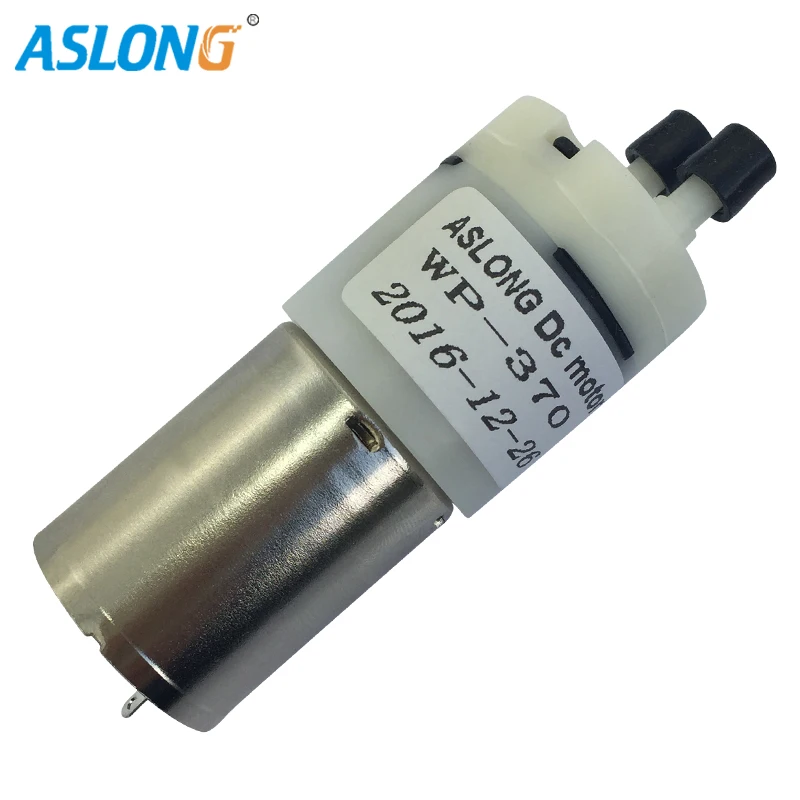 

12 В постоянного тока маленький 370 микро водяной насос с двигателем постоянного тока низкий уровень шума большой расход для питьевой воды 0,4-л/мин вакуумный насос