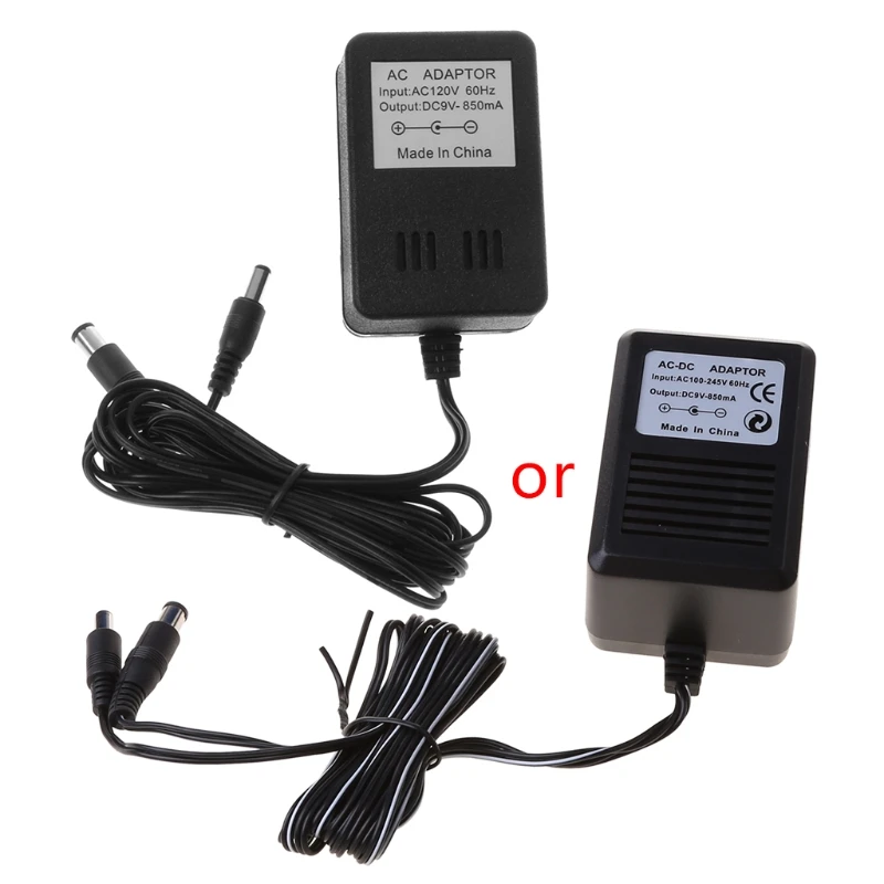 Power Supply AC Power Adapter Cord 3 in 1 US Plug with AV cable for NES US Version, SNES, SEGA Genesis 1 Console