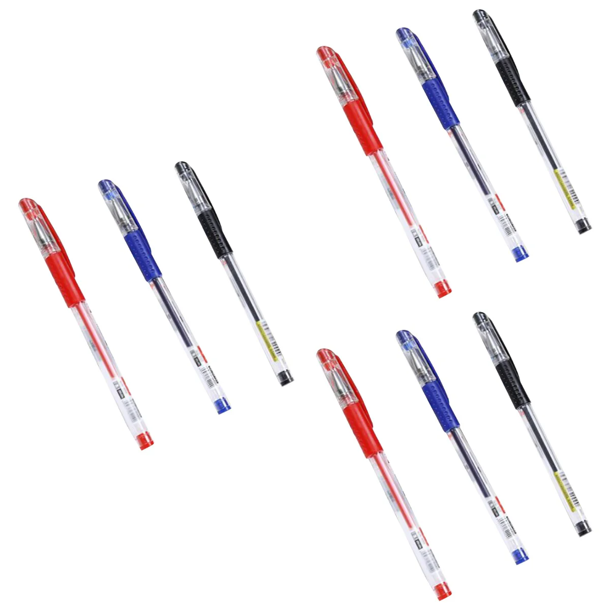 

36 pcs Pen Black Blue Red Smooth Ink Color Pens School Office Stationary Gift