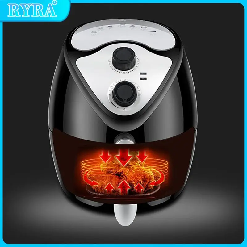 

3.5L Electric Air Fryer Intelligent Oil-free Timing Temperature Control Safety Fried Chicken French Fries Fryer Cooker HWC