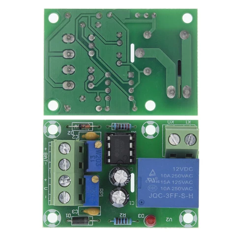Интеллектуальное зарядное устройство XH-M601, панель управления автоматической зарядкой 12 В контроль зарядки аккумулятора, плата управления для набора "сделай сам"