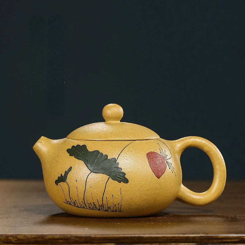 

Wu Tang Chinese Style Tea Pot Yixing Master Purple Clay Teapots Vintage Kung Fu Luxury Ceramic Chaleira Household Items