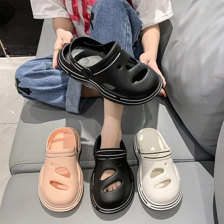 

Summer women Slippers Creative ladies Outdoor Garden Shoes Beach Slippers Mules Indoor Bathroom Loafers Home Slides Flip Flops