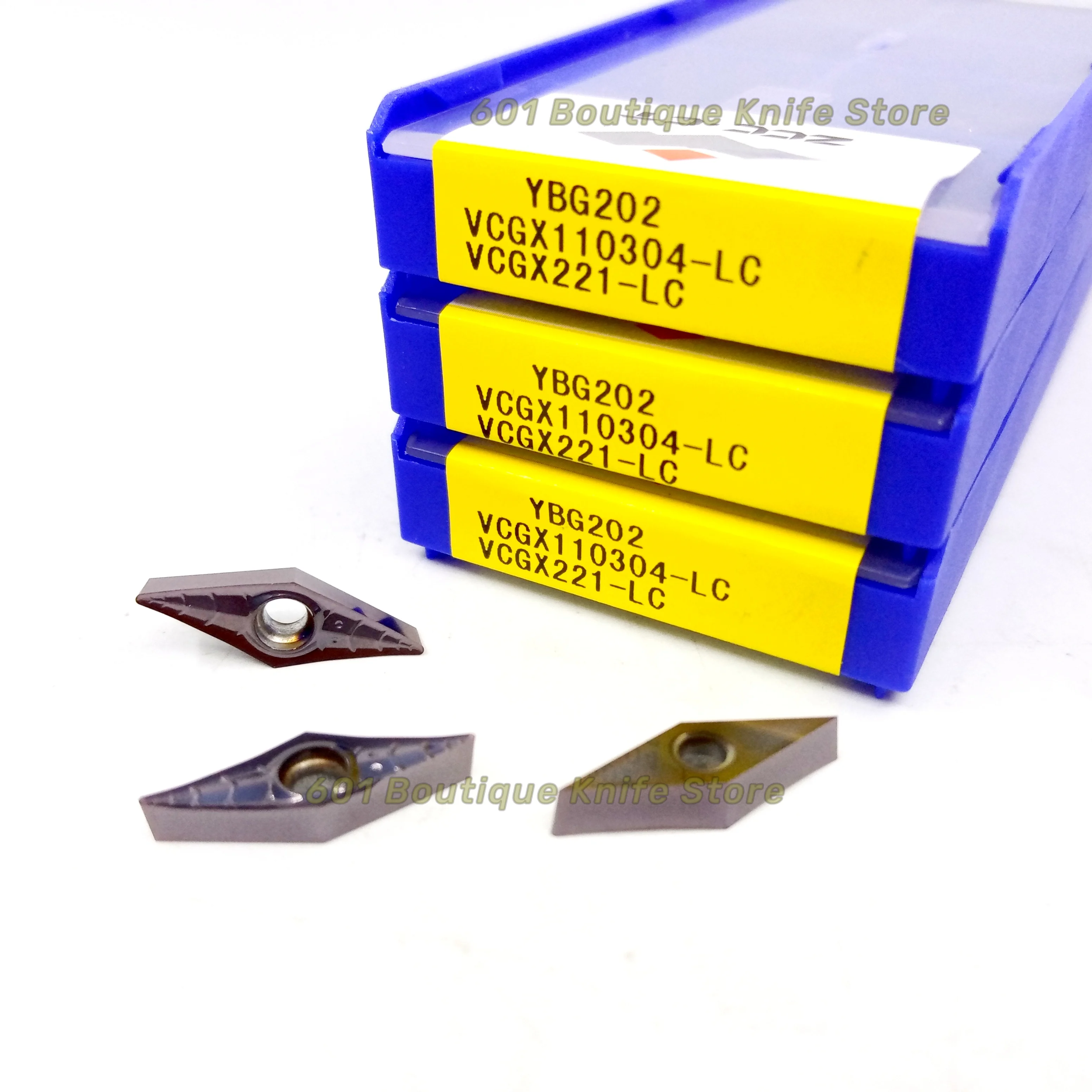 ZCC CT Алмазный бренд CNC лезвие из сплава YD101 VCGX110304-LC YBG101 YBG202