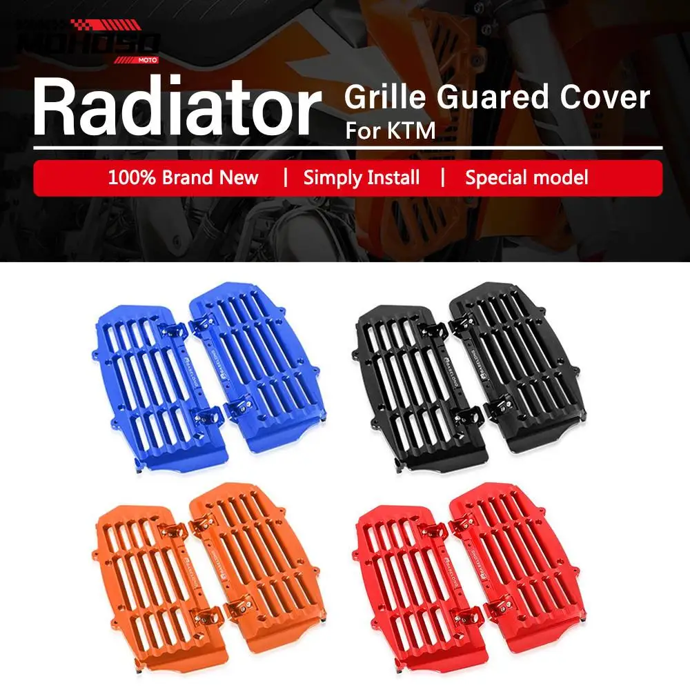 CNC Radiator Grille Guared Cover For KTM 250SX-F FACTORY EDITION 450SX-F FACTORY EDITION Radiator Guards Oil Cooler Protection