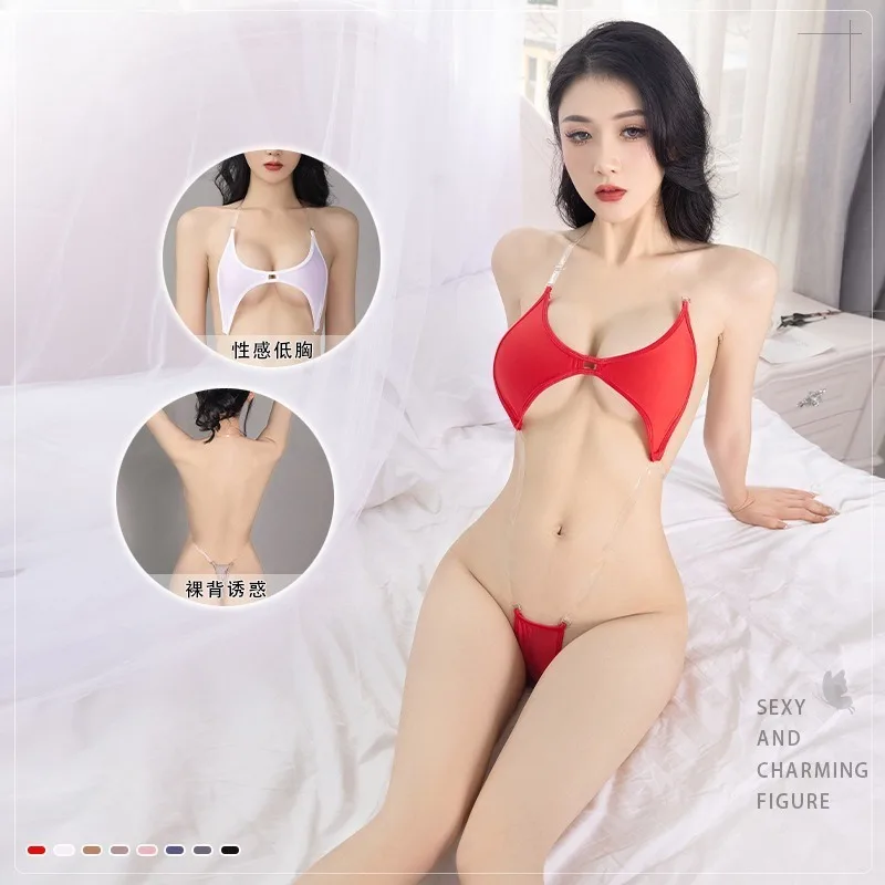 Женские Боди с открытой спиной сексуальное экзотическое нижнее белье облегающий