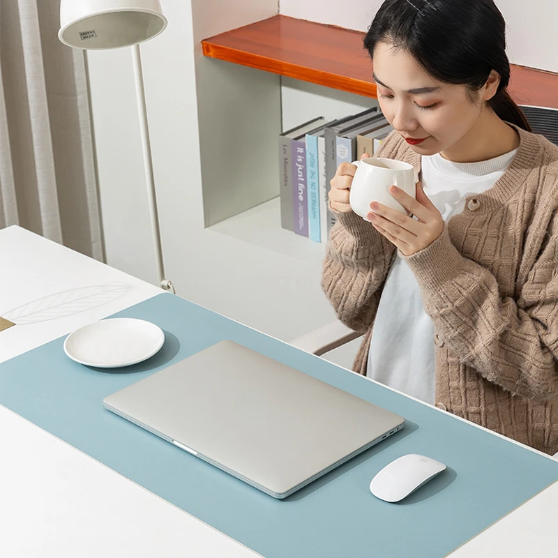 

PU Leather Mouse Pad Large Computer Laptop Gaming Keyboard Pad Mouse Carpet Office Home Waterproof Antifouling Desktop Mat