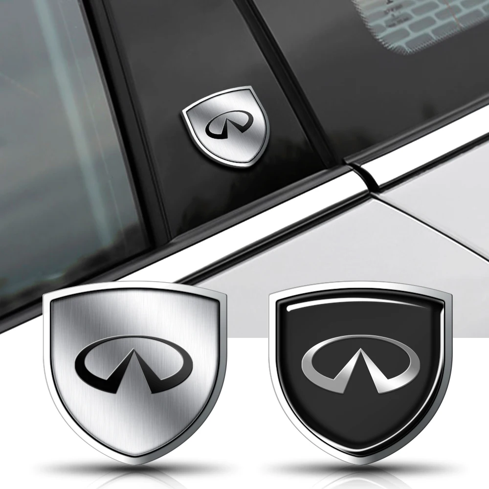 

3D Metal Chrom Car Body Window Decoration Stickers Badges Auto Styling For Infiniti q50 g37 g35 qx70 qx60 q30 fx35 q70 fx37 qx60