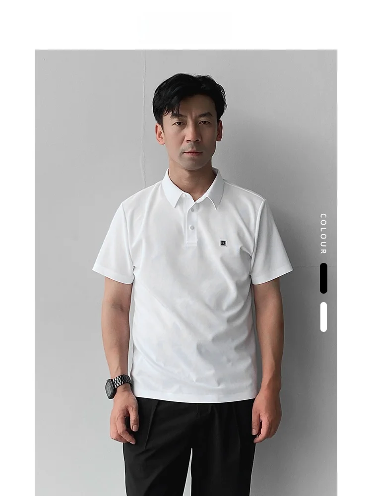 Gdzs Gedu Men's Clothing 2024 Spring/Summer New Short sleeve Polo Shirt Business Leisure Golf Slim fit Straight |