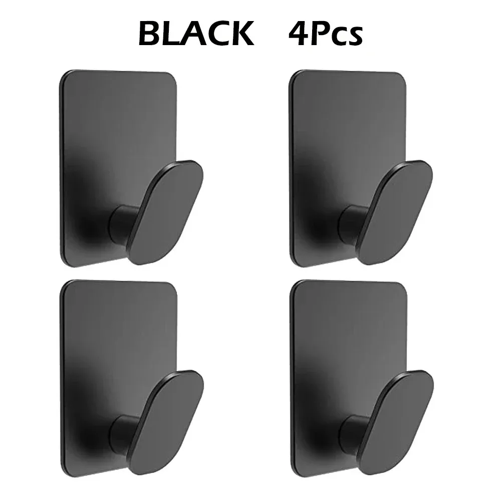 

2 шт./4 шт. крючки для одежды для ванной комнаты, клейкие настенные крючки, вешалки для полотенец из нержавеющей стали, кухон...