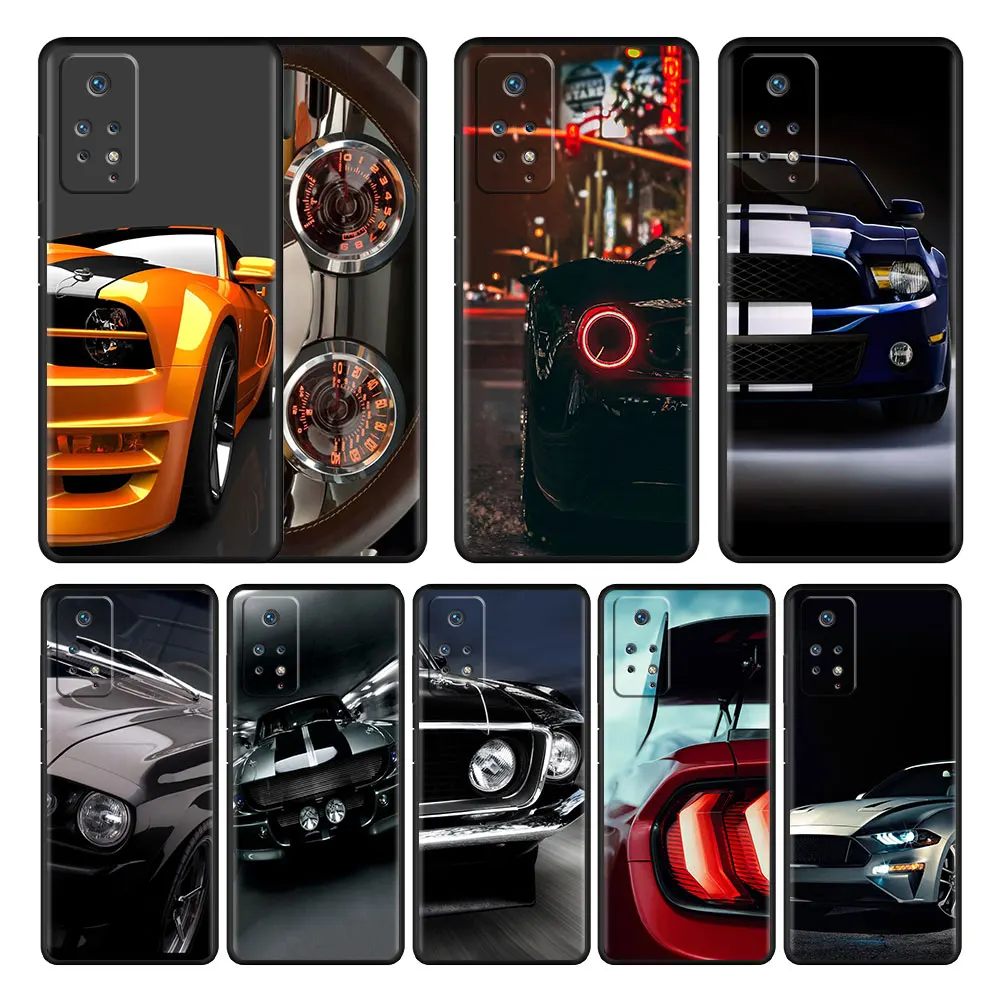 

Celular Case For Redmi 9T 9 7 8 11 Pro K40 9C 10 9S 9A 10C 8T K40S Covers Black Car Sport Car