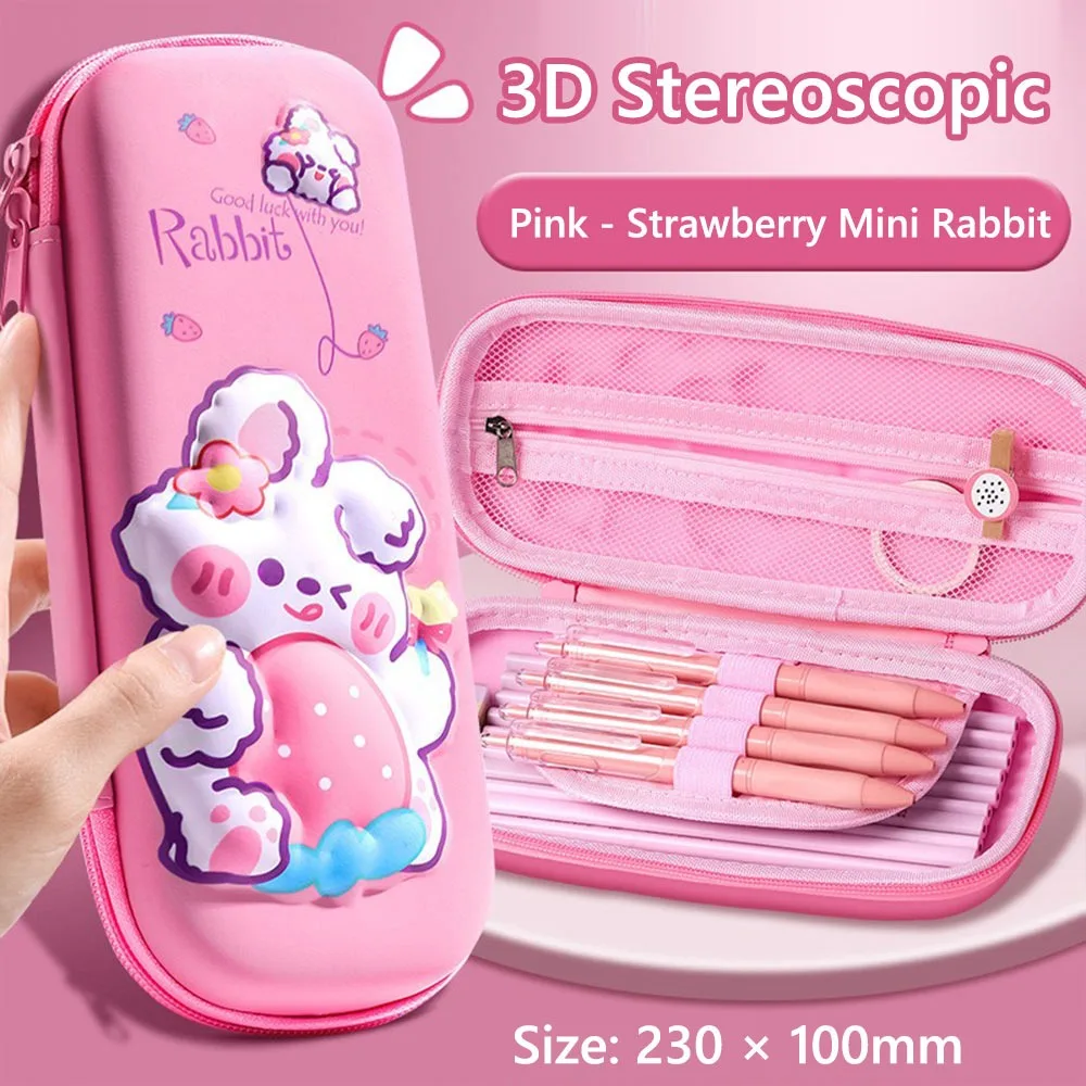 

Пластиковый пенал Капибара/Панда/Астронавт