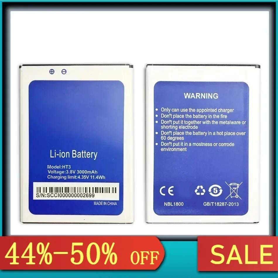 Высококачественная резервная батарея для Homtom HT3 Pro 3 8 В 3000 мАч замена батарей