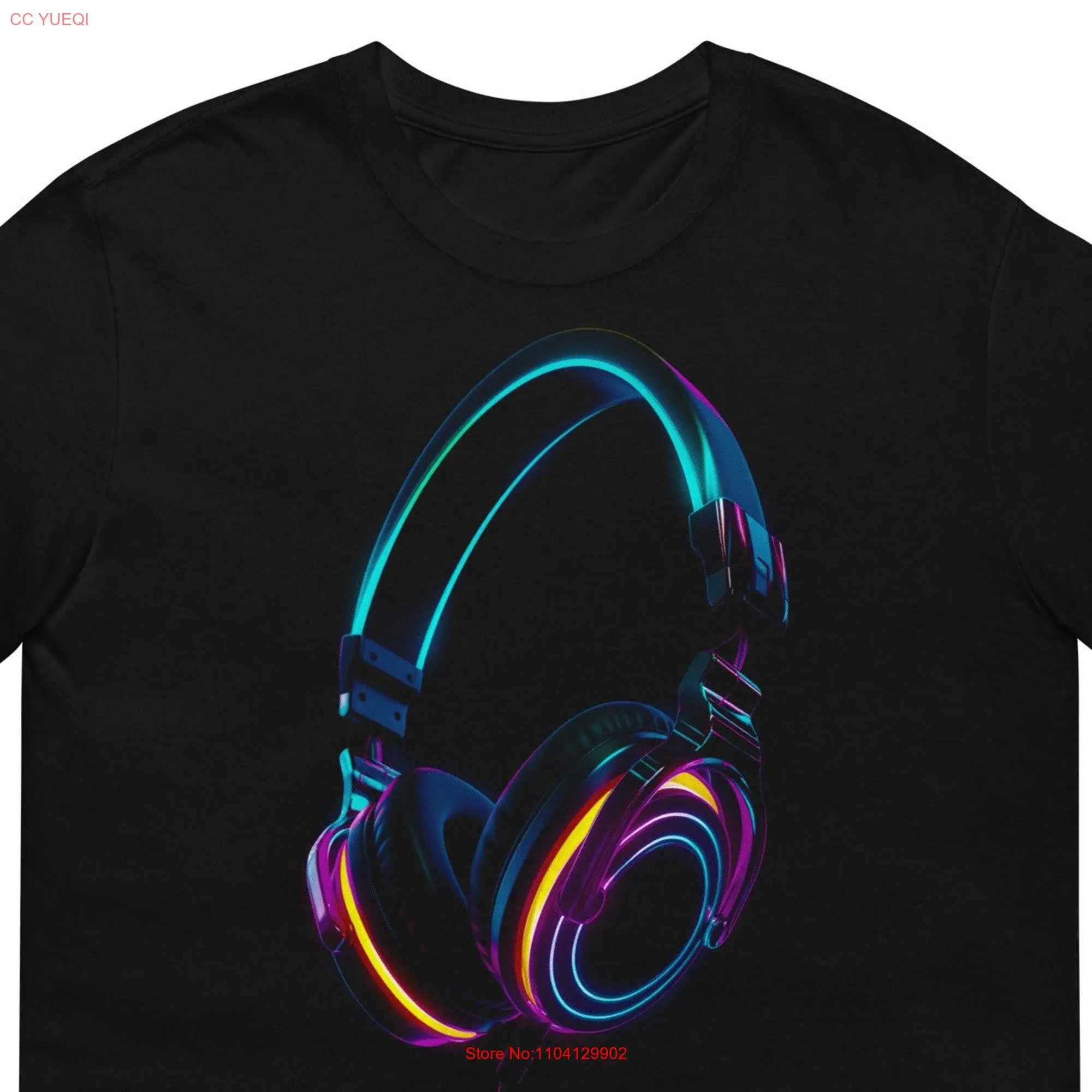 DJ футболка наушники аудио инженер производитель подарок длинные или Короткие