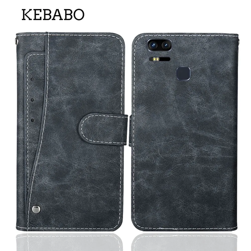 Фото Модный кожаный чехол-кошелек ASUS ZenFone 3 Zoom ZE553KL, роскошный флип-чехол 5,5 дюйма с отделениями для карт, стильные Защитные чехлы для телефонов №1