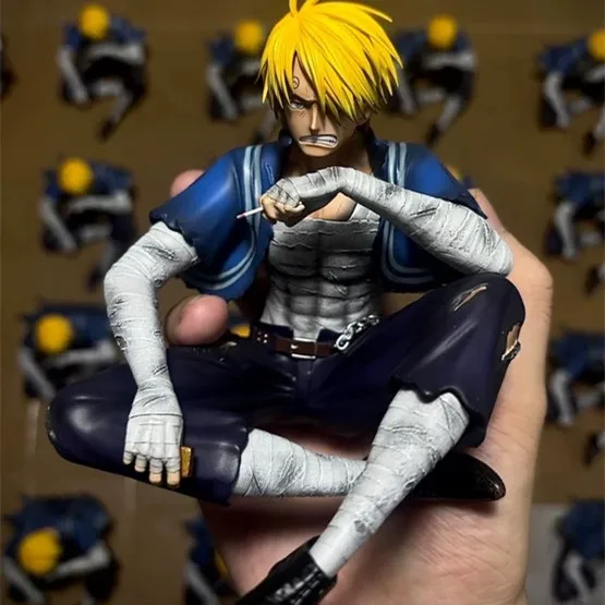 Аниме Фигурка Gk Wings при битве статуя сандзи с поврежденным статуей сидя