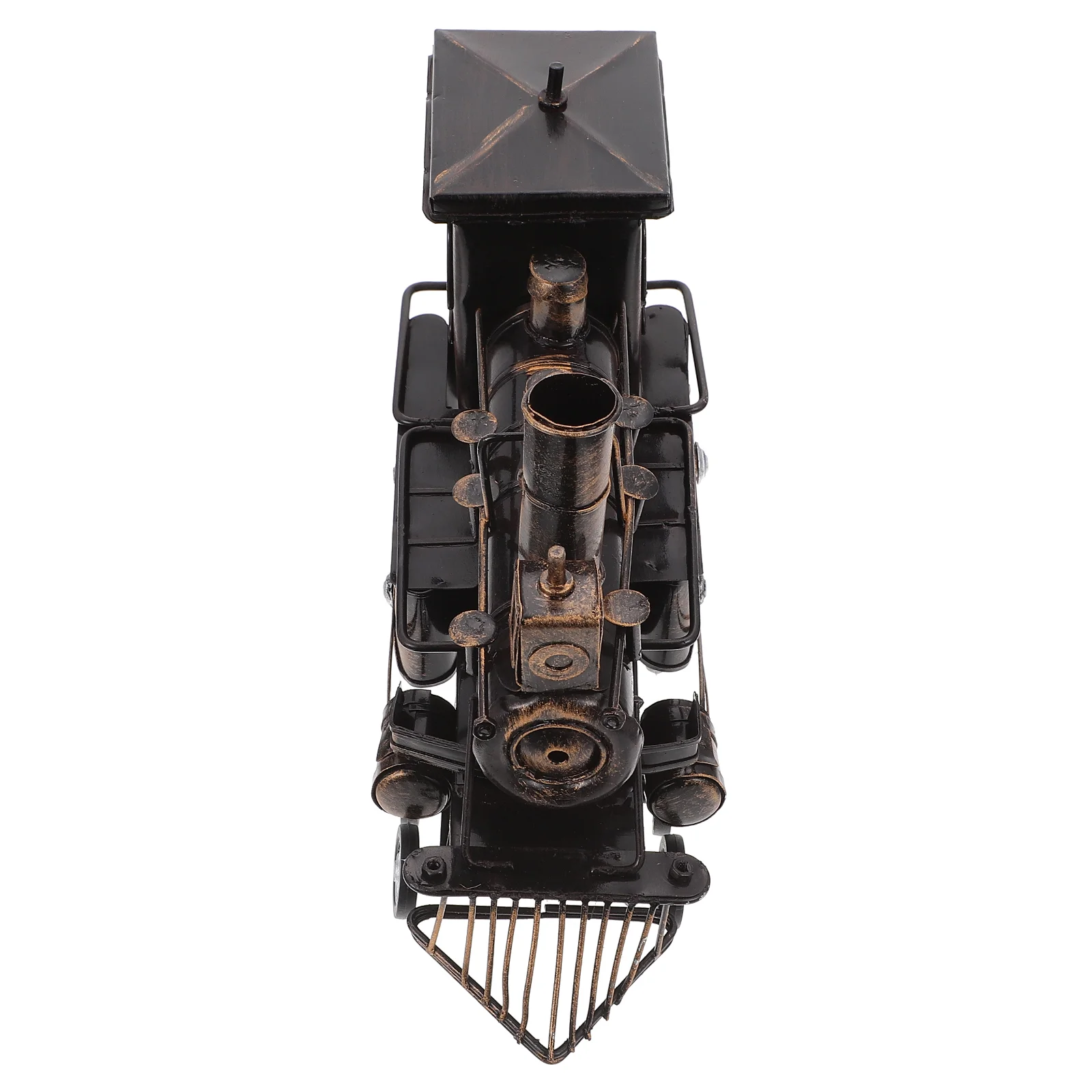 Передняя модель локомотива украшение для рабочего стола фигурка скульптура