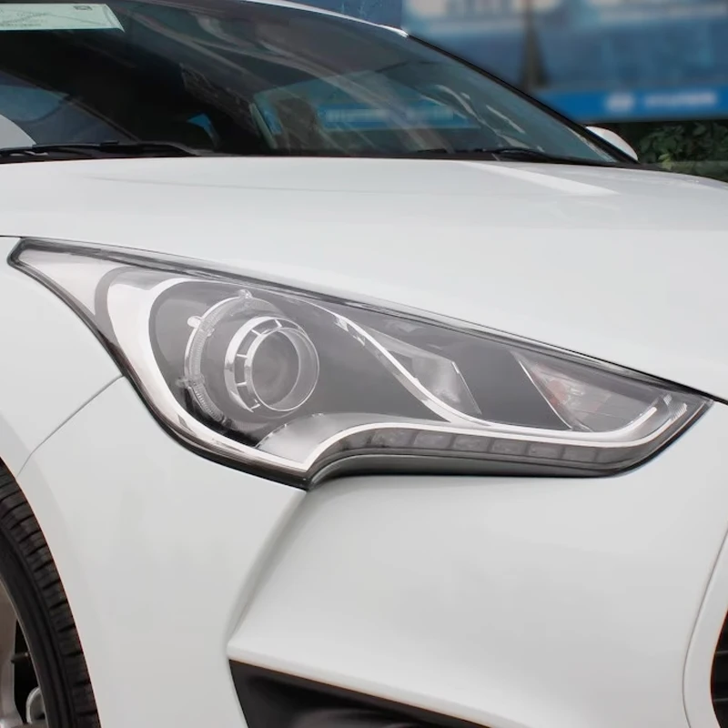 Крышка для объектива фары налобный кожух стеклянная крышка Hyundai Veloster 2011 2012 2013 2015