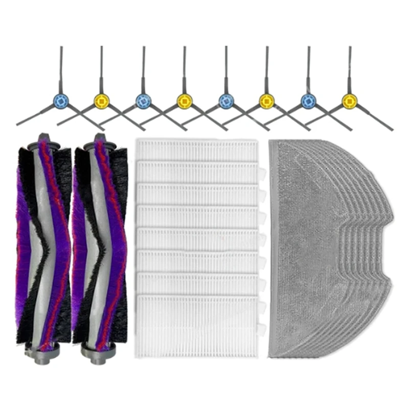 Совместимость с Obode A8/EVREKA E10s/ETA Aurum PRO 624 основная боковая щетка фильтр Hepa запасные