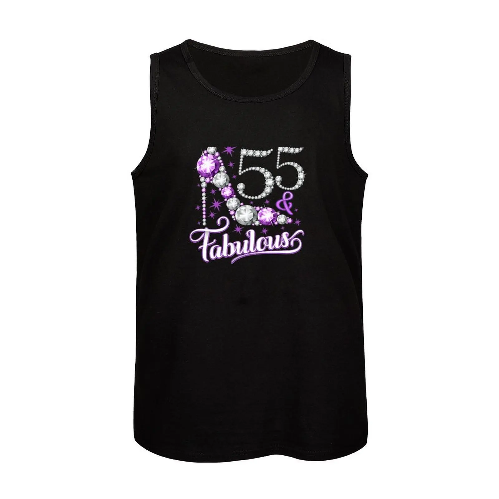 Дизайн на 55-й день рождения. 55 и сказочный женский дизайн майка жилеты одежда без