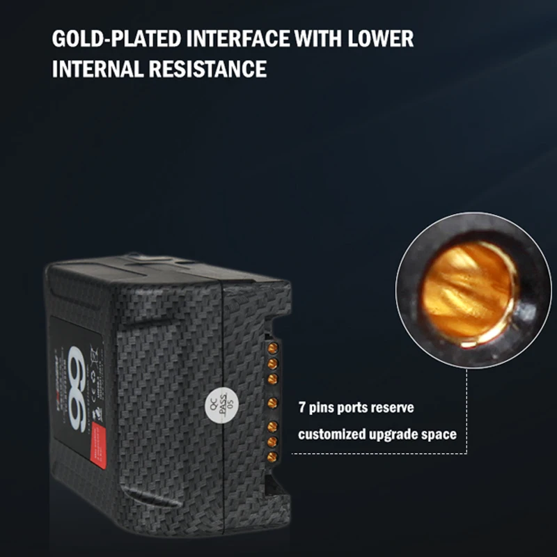 YinChem ROLUX YC-BP0990SM 99 Втч Карманный аккумулятор с V-образным креплением и USB-портом для