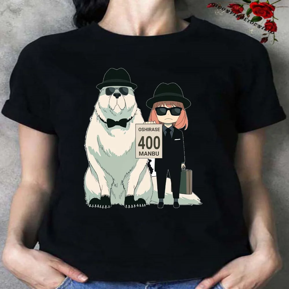 

Spy X Family Forger Family Art Anime Women T Shirt Breathable Street T-Shirt Casual Harajuku Tee Tops Summer Street Short Sleeve