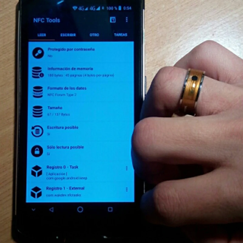 Смарт-Кольцо из титановой стали Nfc | Украшения и аксессуары