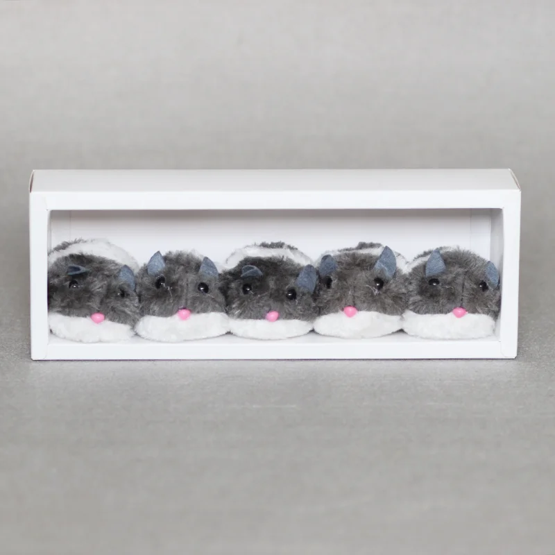 

Cute Cat Toys Plush Fur Toy Shake Movement Mouse Pet Kitten Funny Rat Safety Plush Little Mouse Interactive Toy Gift