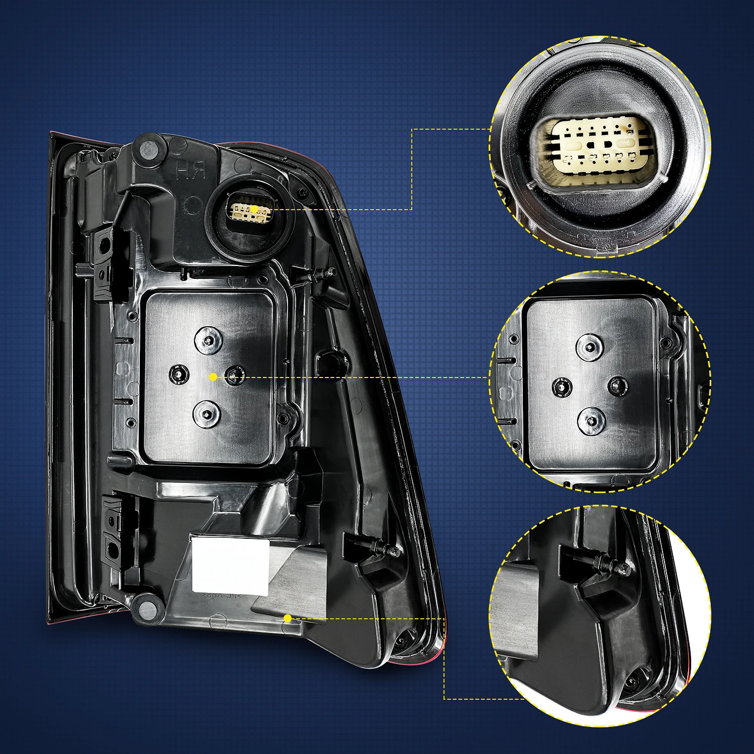 Задний свет для Dodge RAM 1500 2019-2022 55112992AD 55112993AD задние фонари FM 55112992AC 55112993AC