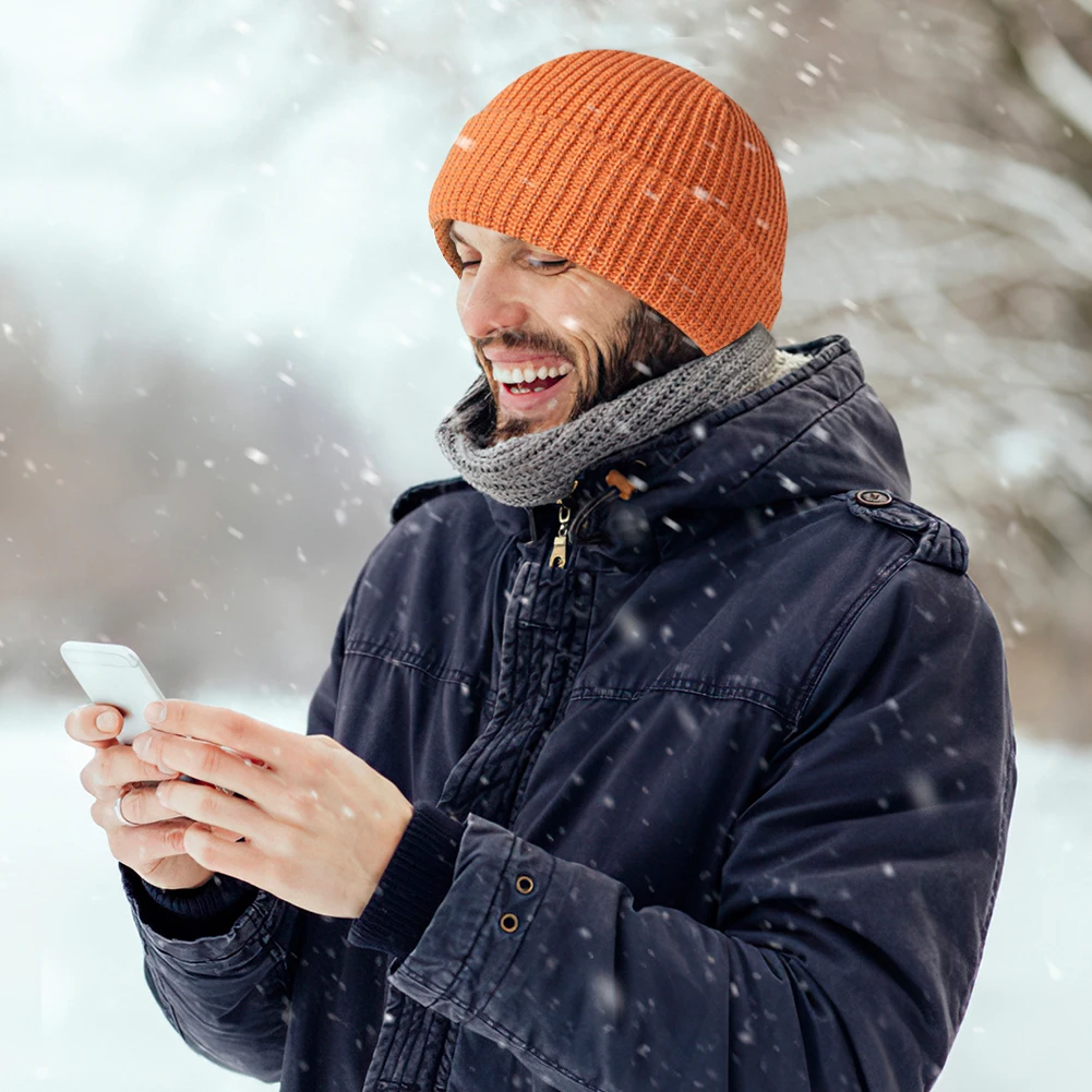 1-5 шт. зимние светоотражающие шапки унисекс высокая видимость серебристая