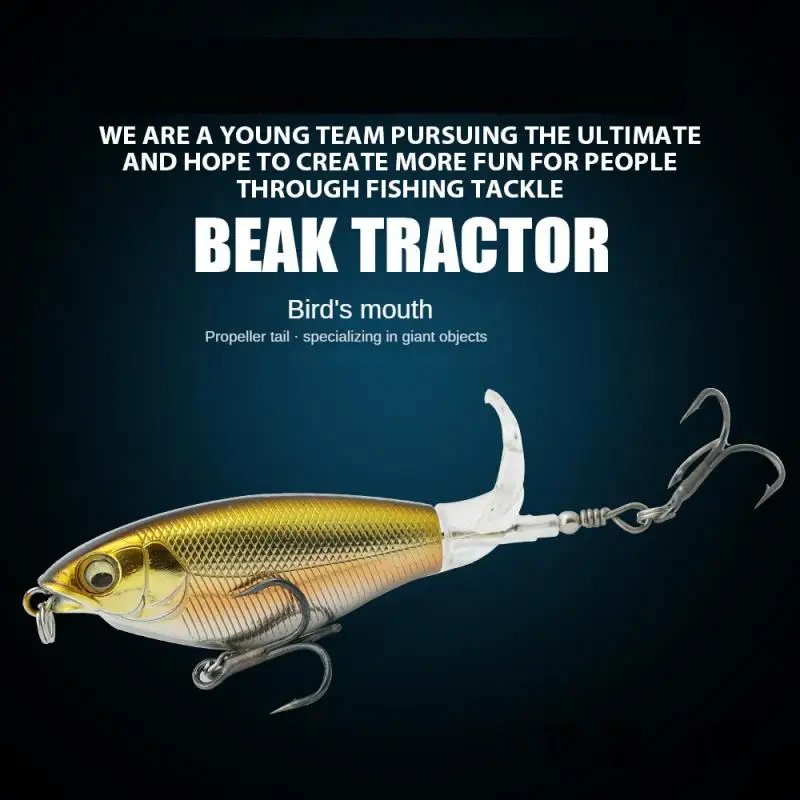 

Luya Fake Bait Propelle Hard Bait Long-distance Water Surface Tractor Lures For Fishing Artificial Bait Plastic Wholesale