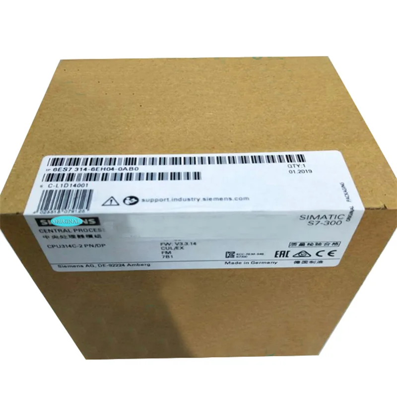 

New Original In BOX 6ES7 314-6EH04-0AB0 6ES7314-6EH04-0AB0 {Warehouse stock} 1 Year Warranty Shipment within 24 hours