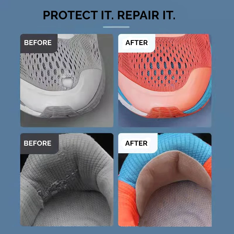 Shoe Patch Vamp Repair Sticker Subsidy Sticky Shoes Insoles Heel Protector Heel Hole Repair Lined AntiWear Heel Foot Care Tool