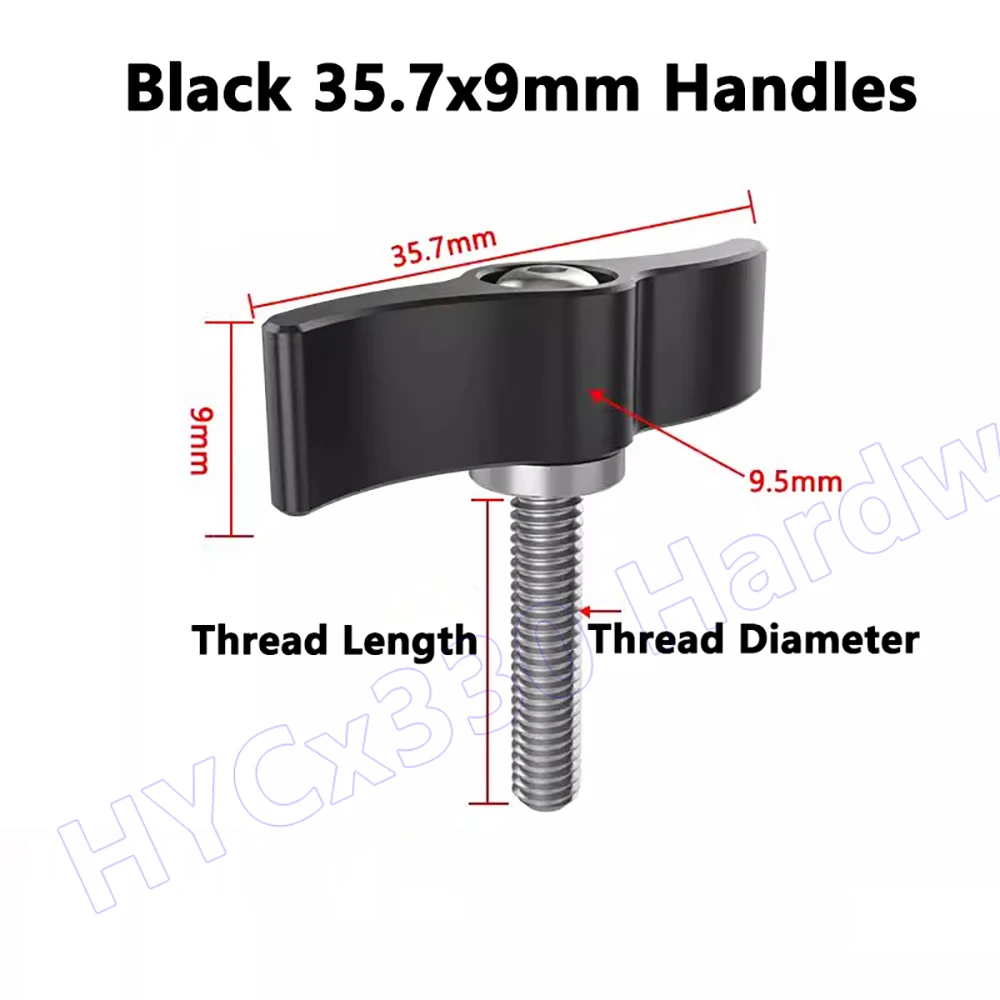 2 шт. Т-образные винты M4 M5 M6 1/4 дюйма