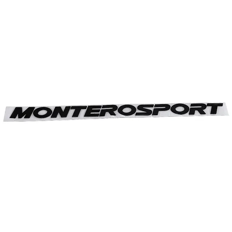 

MONTEROSPORT logo rear trunk label car stickers for Mitsubishi Montero 3D front head hood montero mark sport emblem refit decals